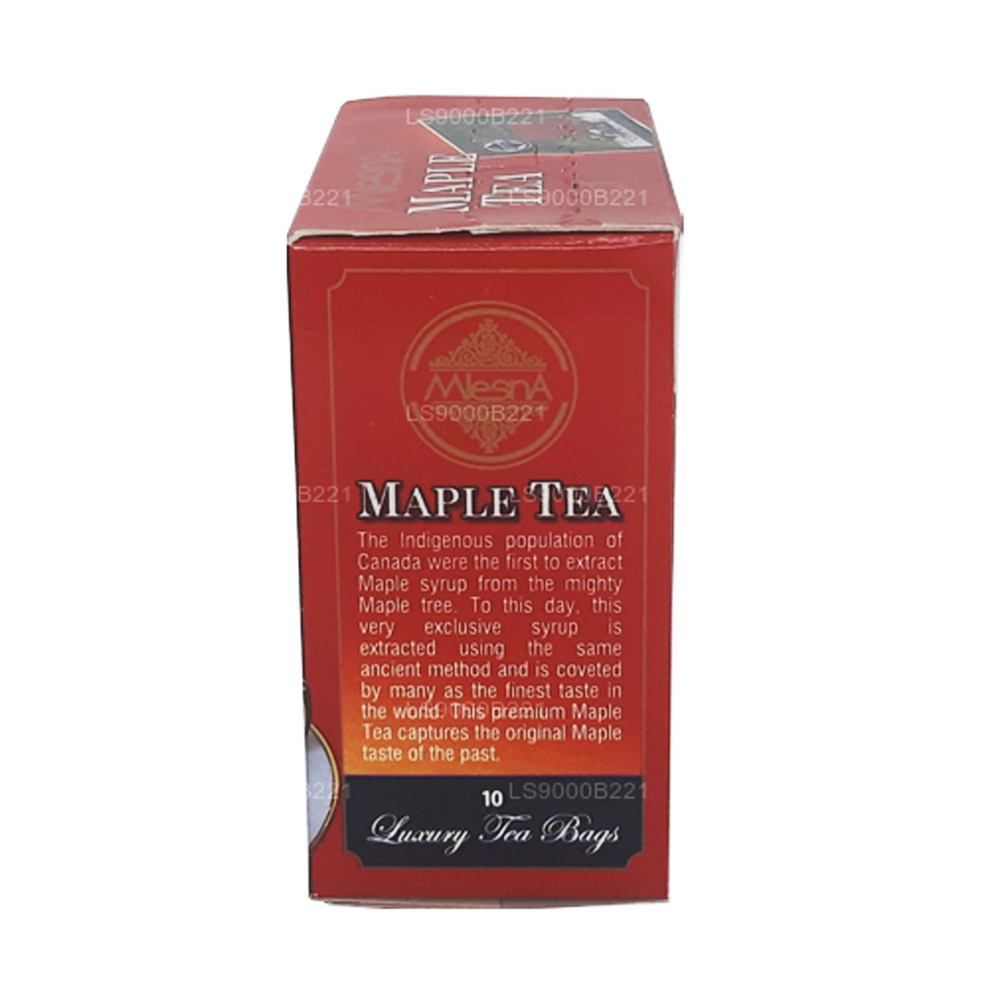 Thé à l'érable Mlesna (20g) 10 sachets de thé de luxe