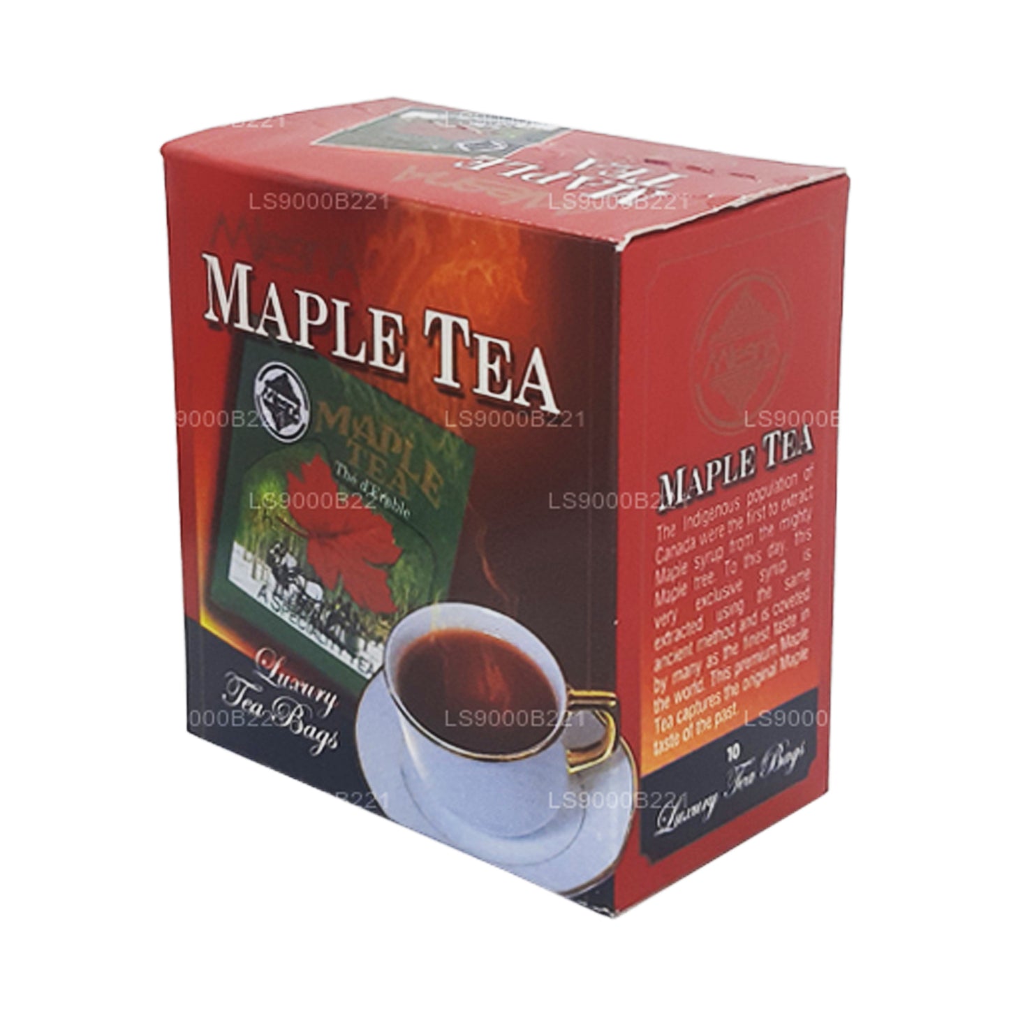 Thé à l'érable Mlesna (20g) 10 sachets de thé de luxe