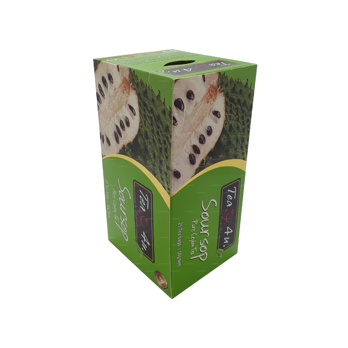 Tea4U Thé noir au corossol (50g) 25 sachets de thé