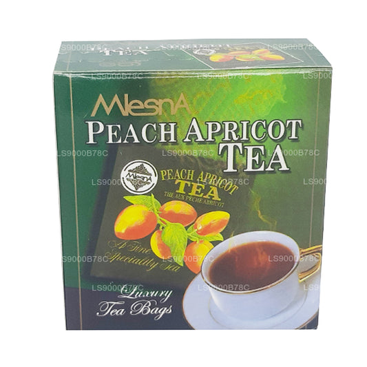 Thé Melsna à la pêche et à l'abricot (20 g) 10 sachets de thé de luxe