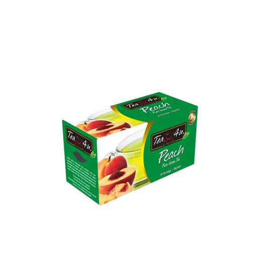 Thé vert à la pêche Tea4U (50 g) 25 sachets de thé