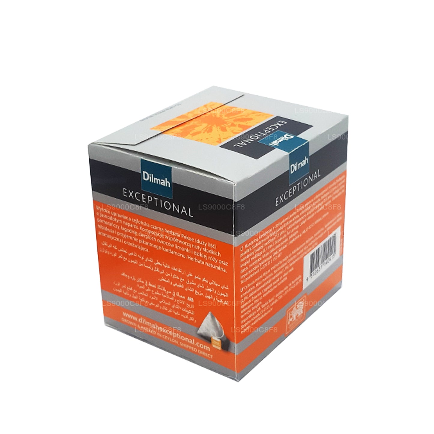 Dilmah Exceptional Lively Lime and Orange Real Leaf Tea Fusion (40 g) 20 sachets de thé