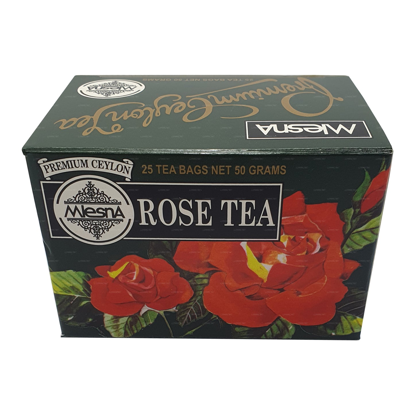 Thé à la rose Mlesna (50 g) 25 sachets de thé