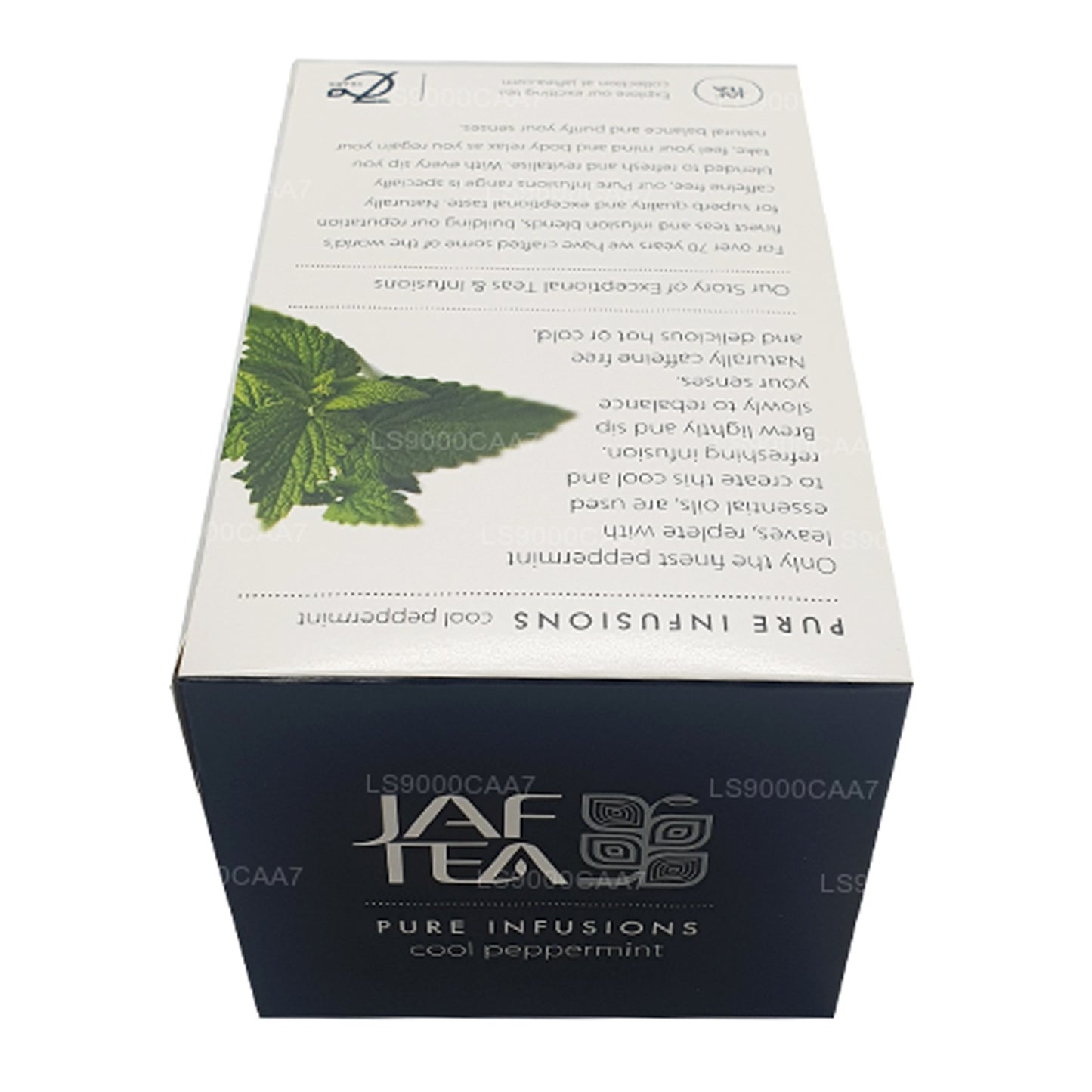 Sachets de thé en papillote à la menthe poivrée Jaf Tea Pure Infusions Collection (30 g)