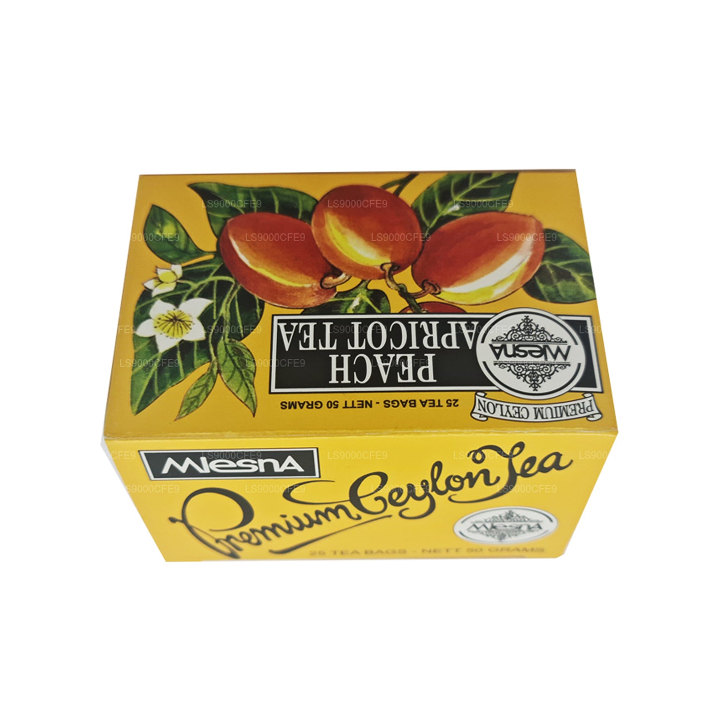 Thé à la pêche et à l'abricot Mlesna 25 sachets de thé (50 g)