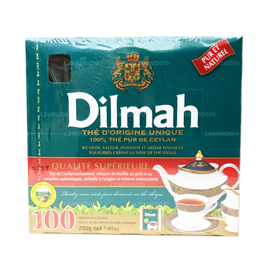 Enveloppe en papier Dilmah Premium (100 sachets de thé)