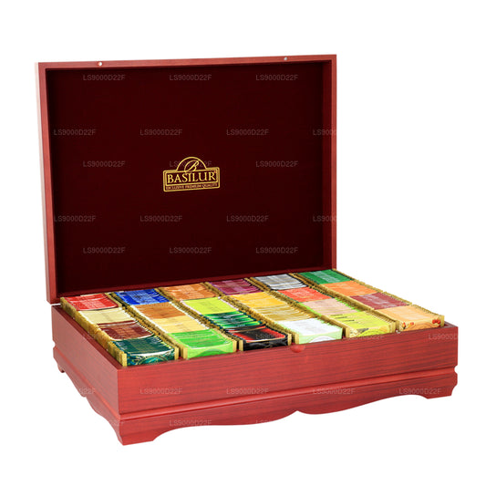 Basilur Executive Gifts Assortiment de 240 sachets de thé en bois (450 g)