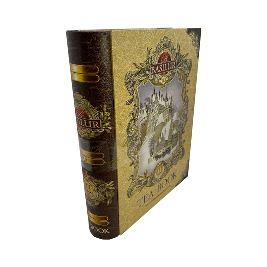 Cahier à thé Basilur « Tea Book Volume II - Doré » (100 g) Caddy