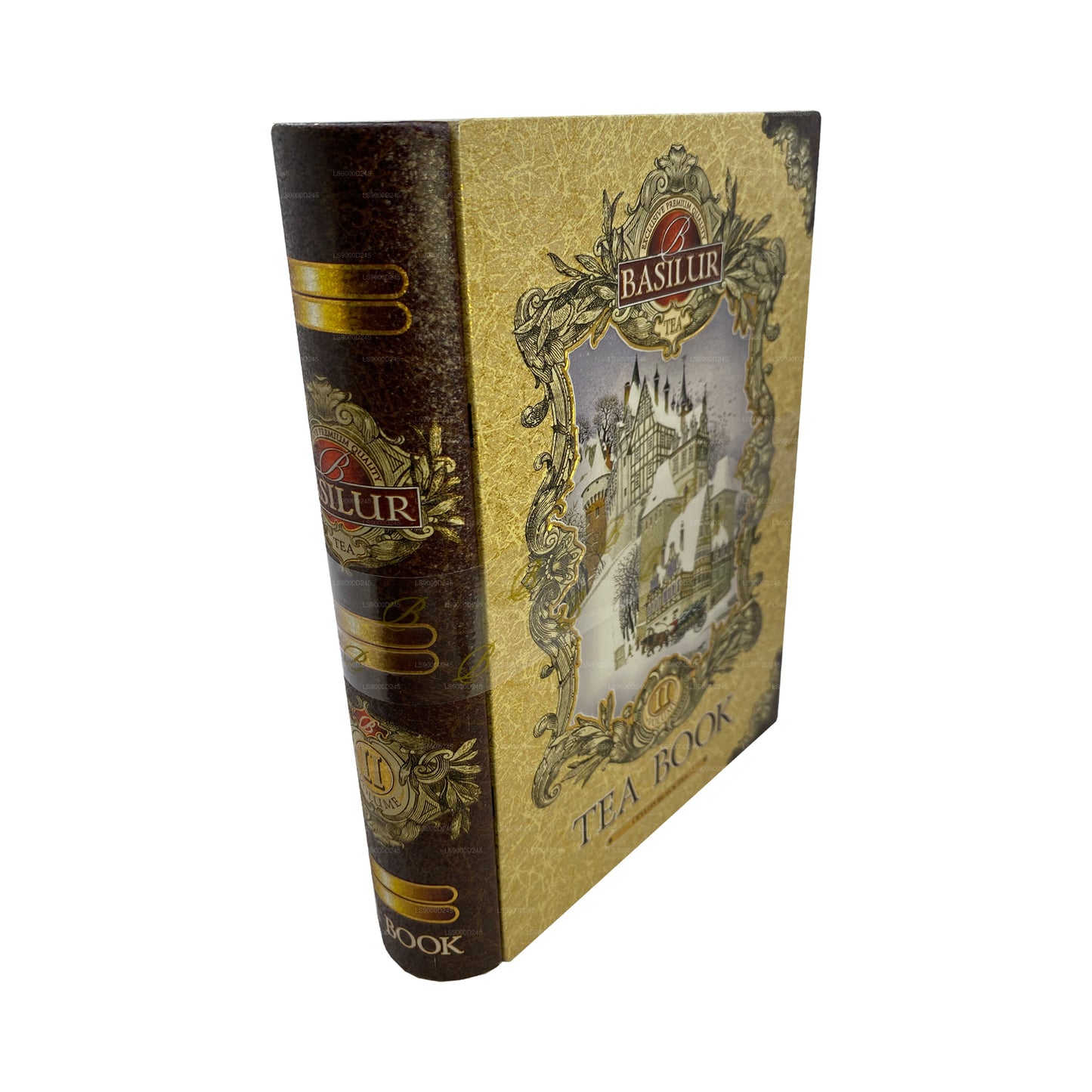 Cahier à thé Basilur « Tea Book Volume II - Doré » (100 g) Caddy