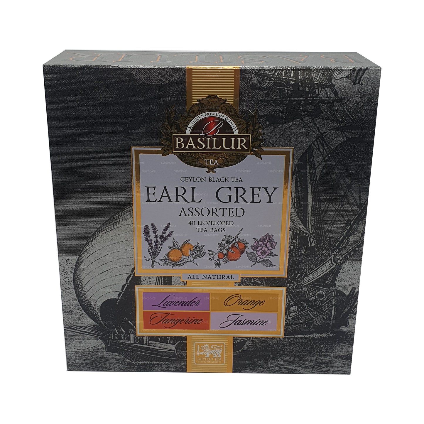 Assortiment de la collection Basilur Earl Grey (80 g)