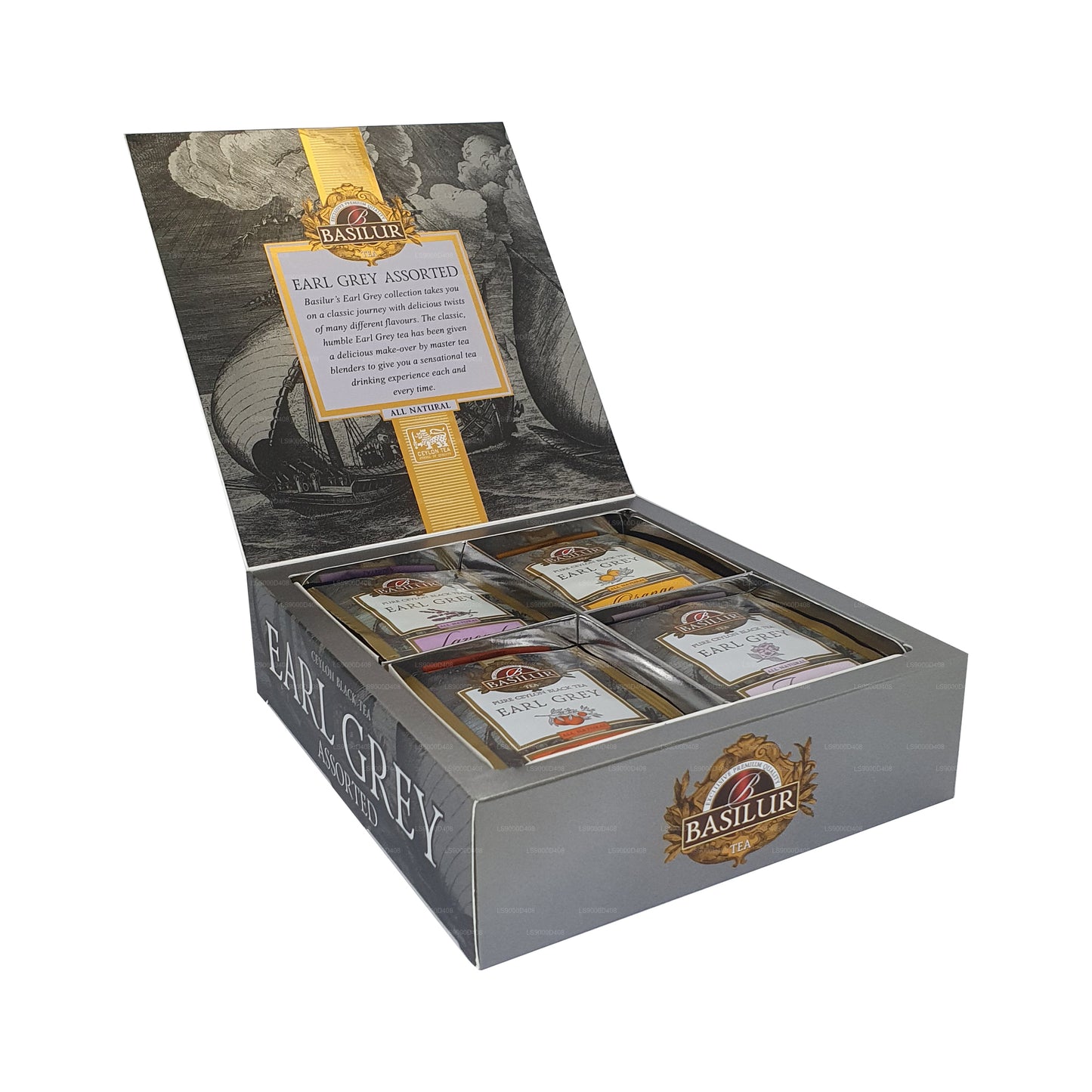 Assortiment de la collection Basilur Earl Grey (80 g)