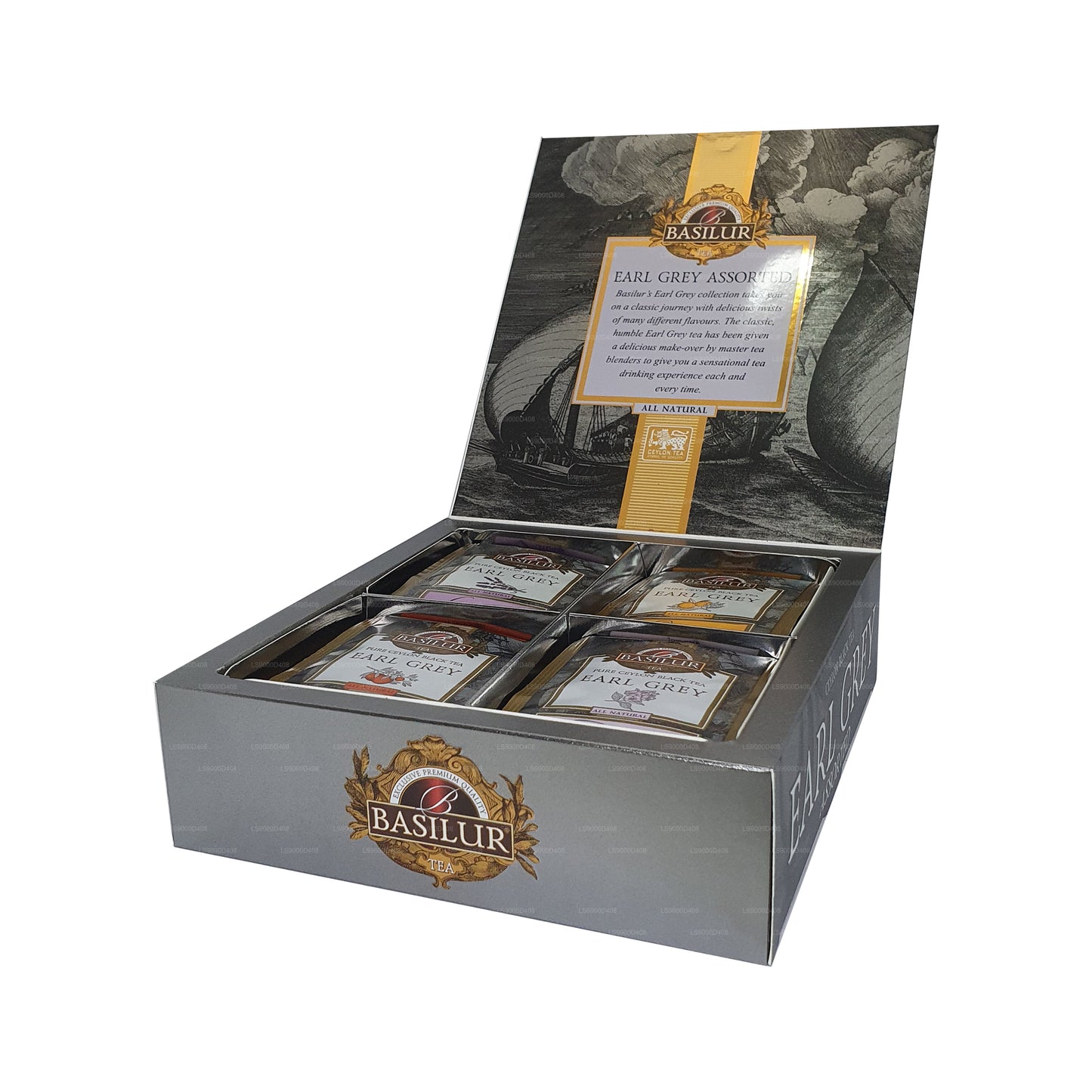 Assortiment de la collection Basilur Earl Grey (80 g)