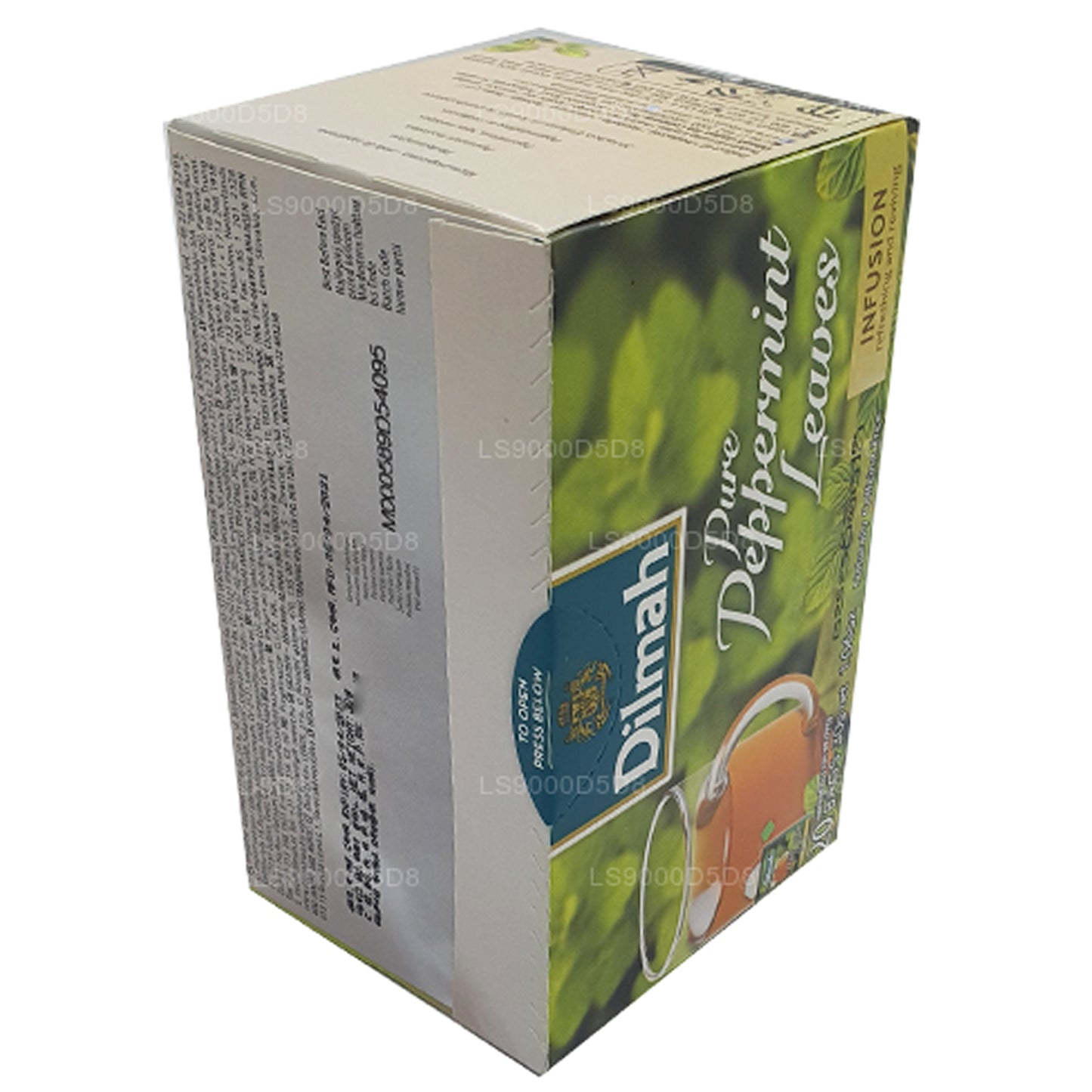 Feuilles de menthe poivrée Dilmah Pure (30 g) 20 sachets de thé