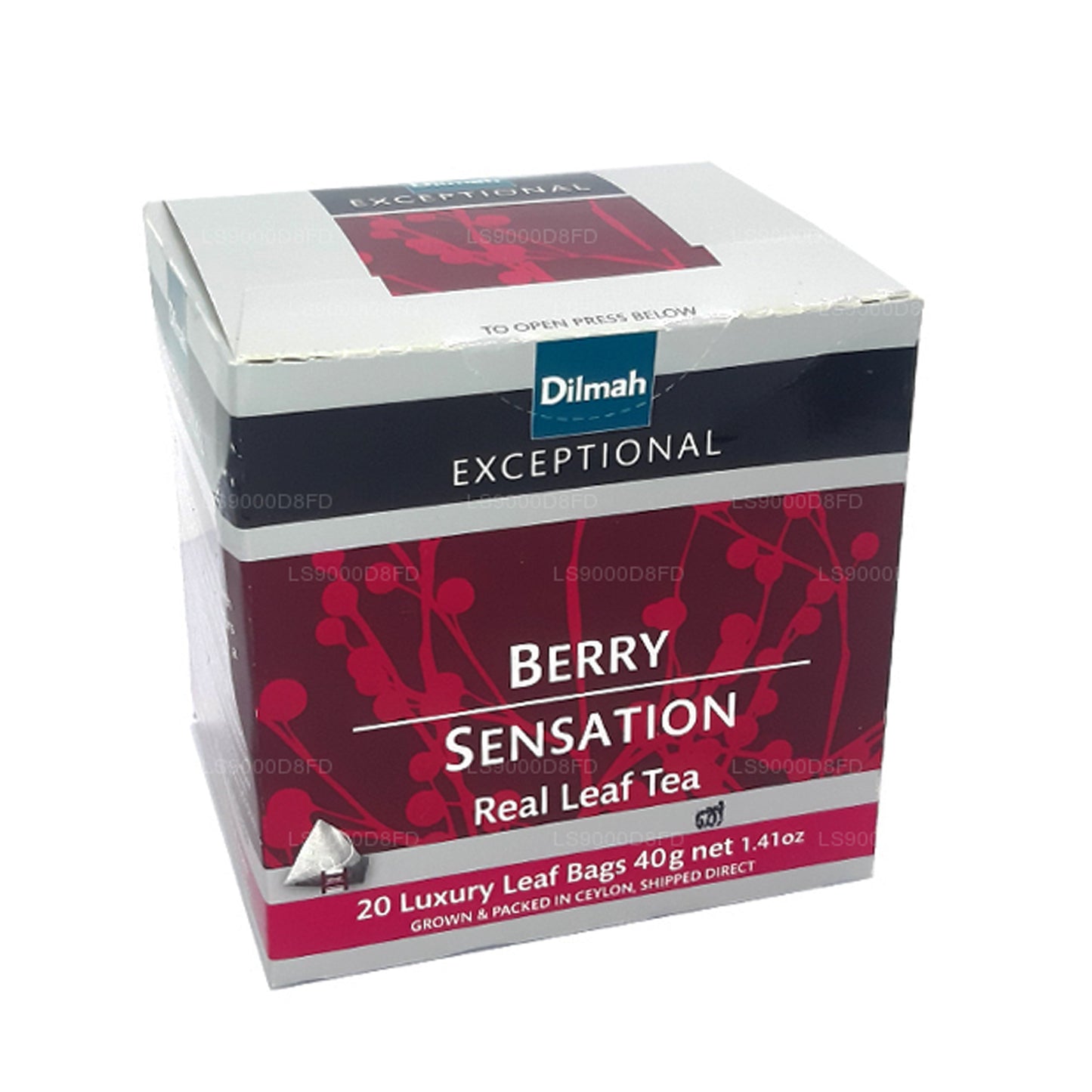 Thé Dilmah Exceptional Berry Sensation Real Leaf (40 g) 20 sachets de thé
