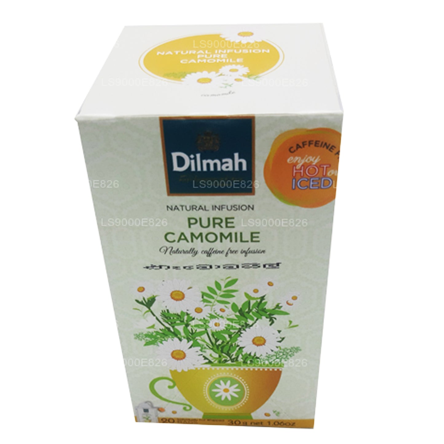 Dilmah Pure Camomile Flowers (30 g) 20 sachets de thé