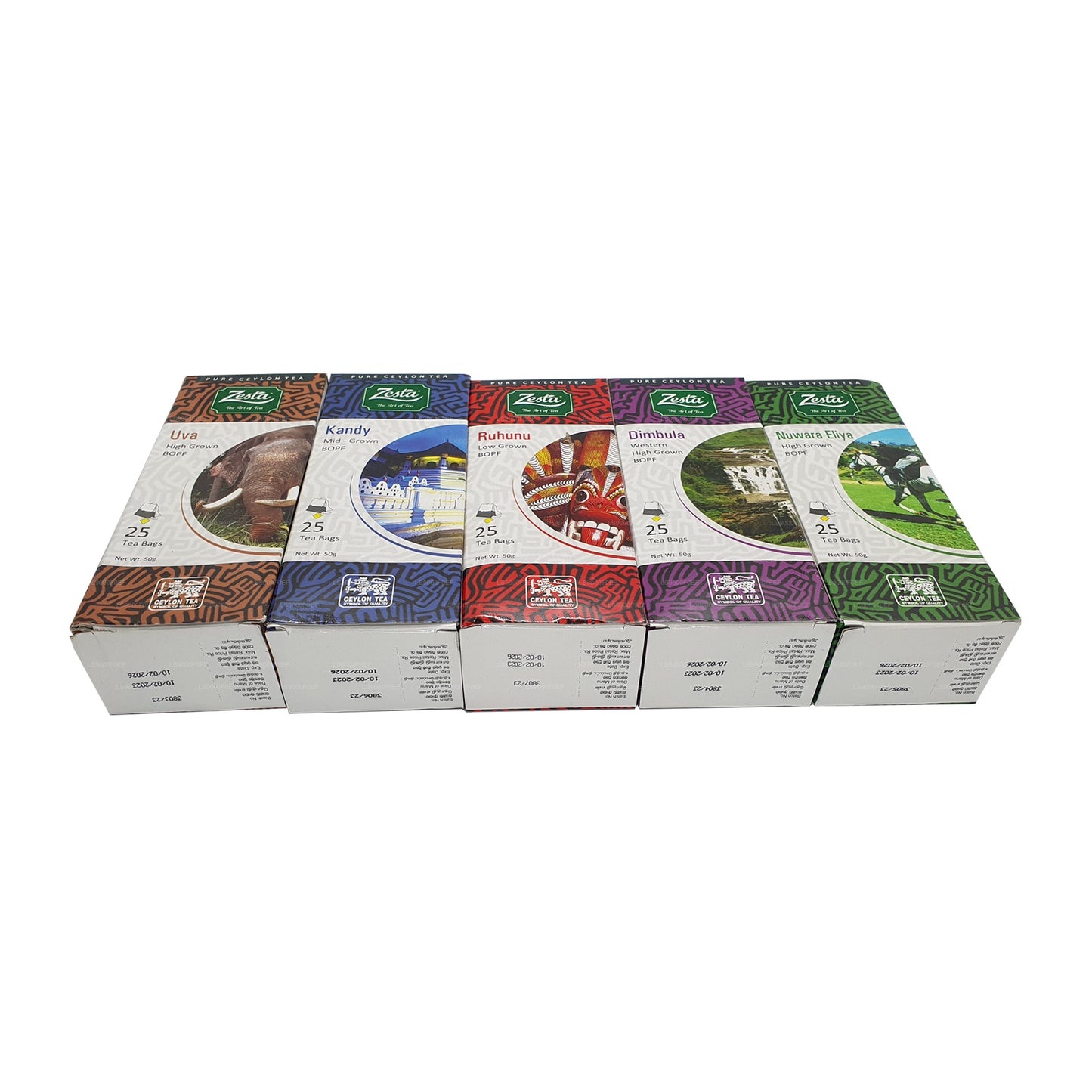 Zesta Ceylon Regional Tea Collection (250g) 125 Tea Bags