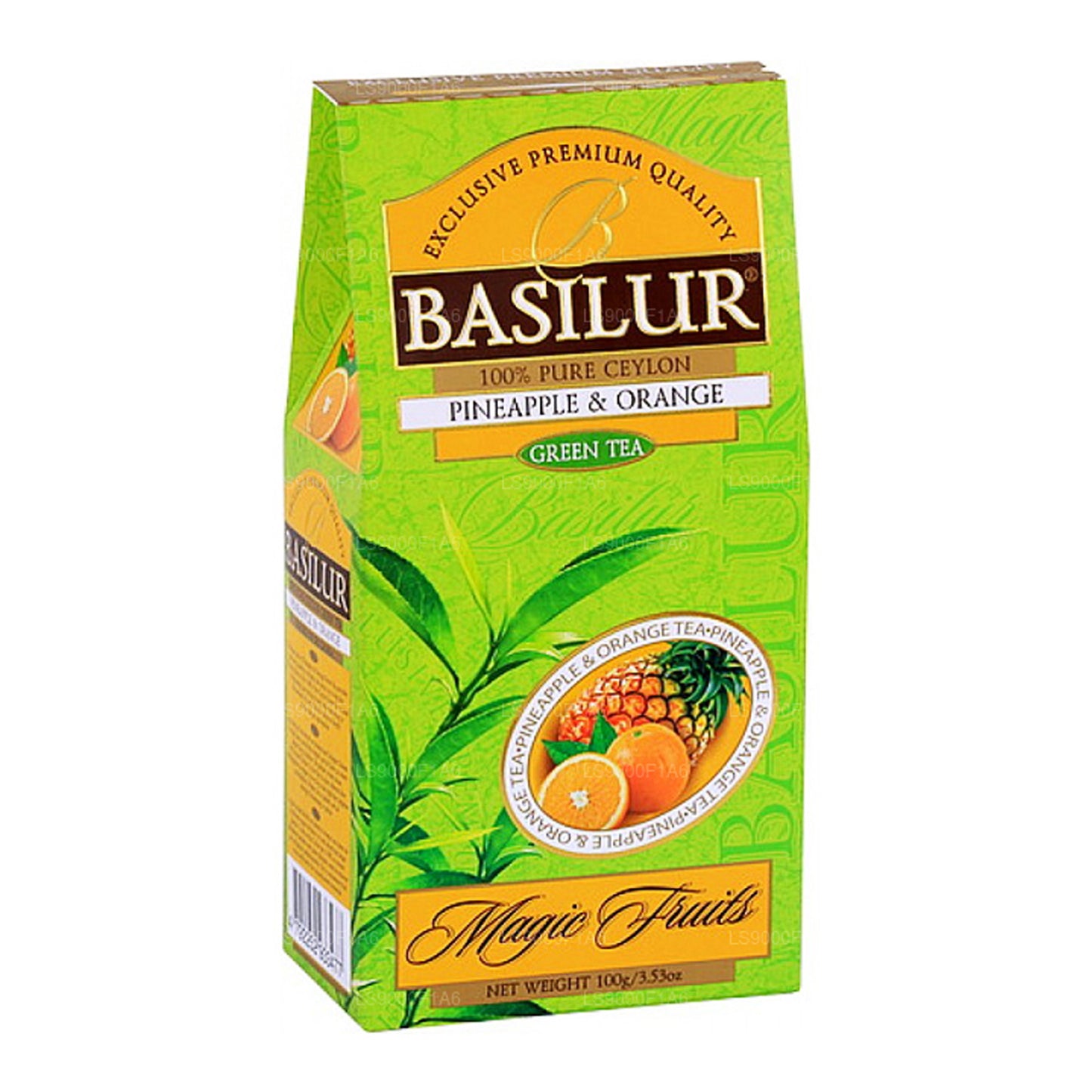 Basilur Magic Green Ananas et orange (100g)