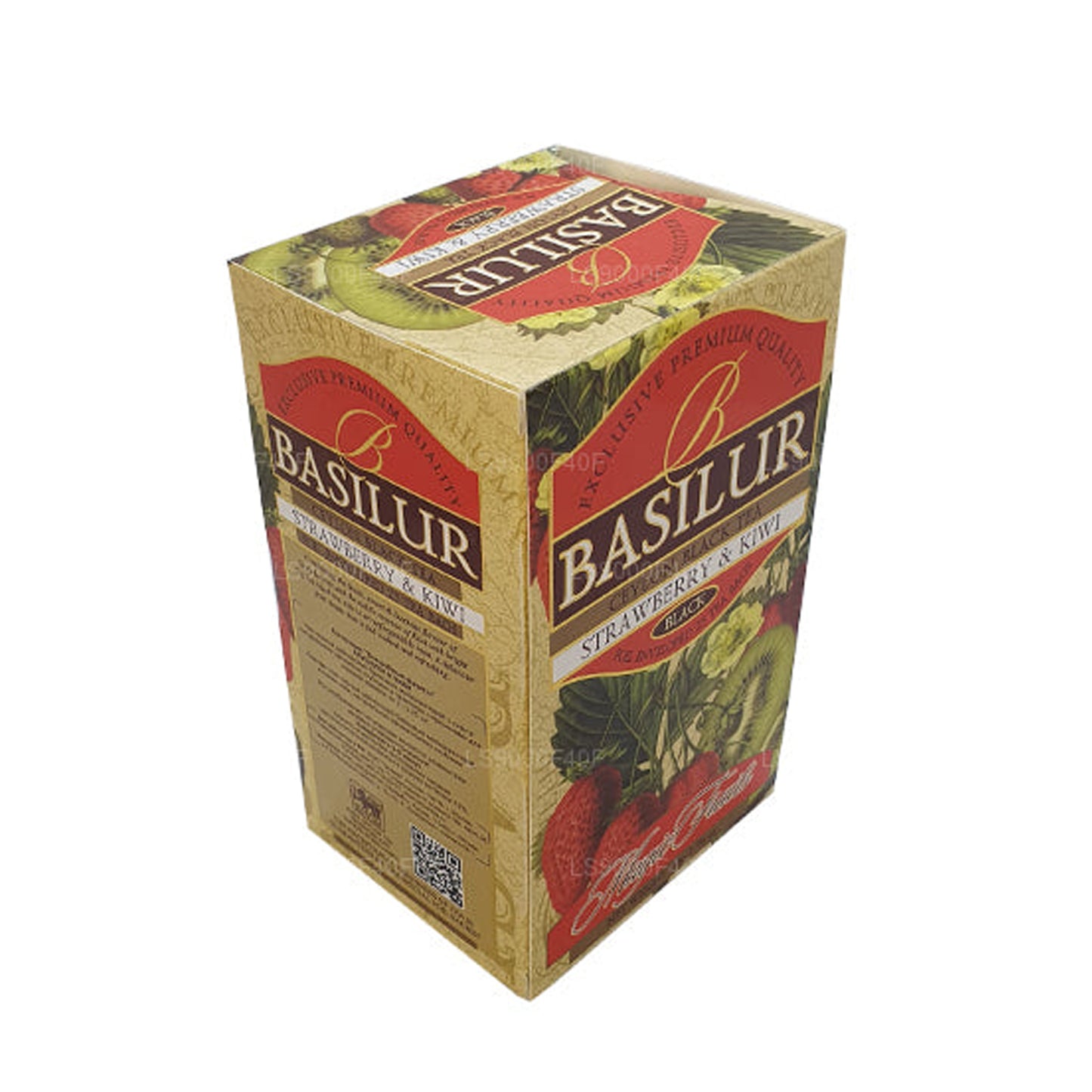 Basilur Fraise et Kiwi (50g) 20 sachets de thé