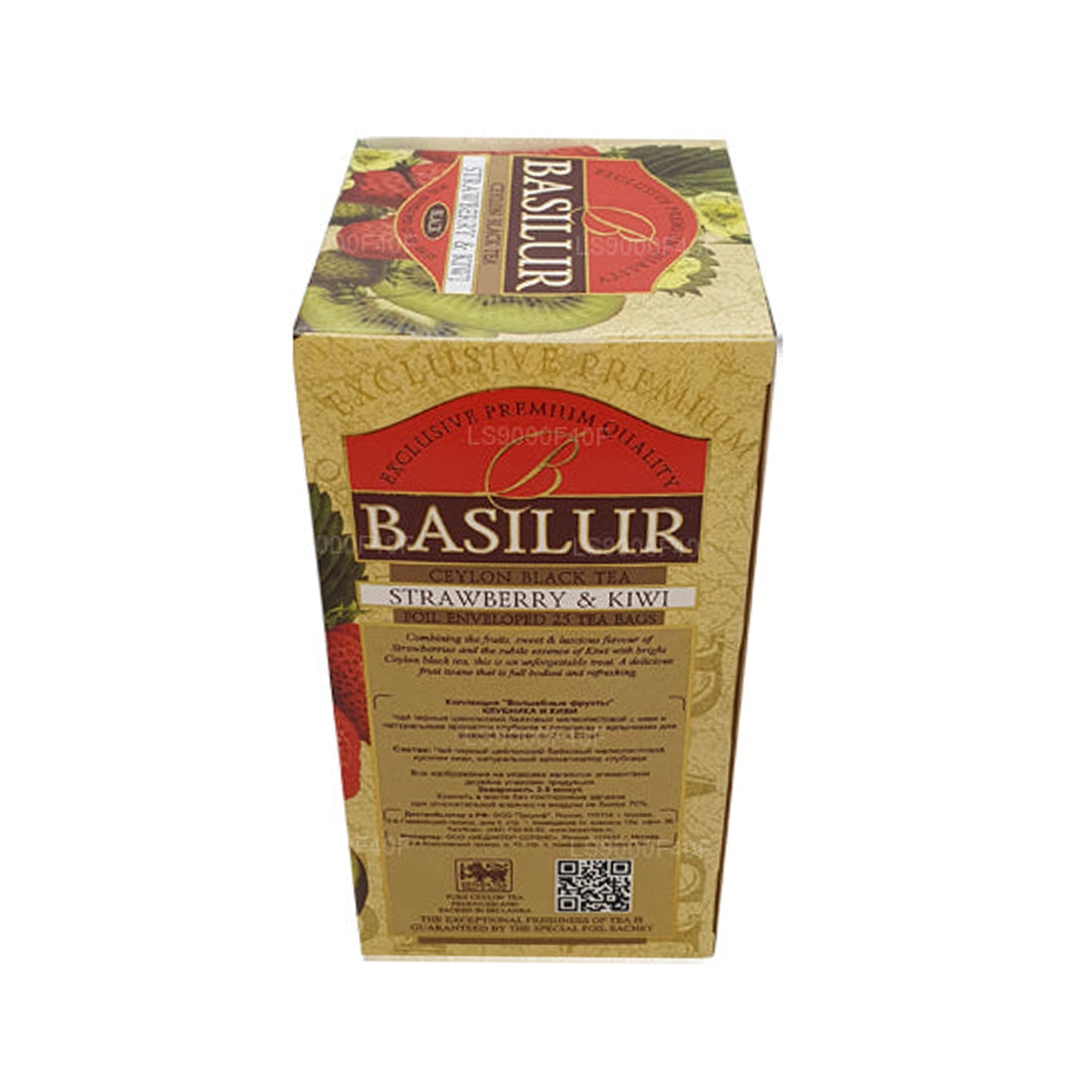 Basilur Fraise et Kiwi (50g) 20 sachets de thé