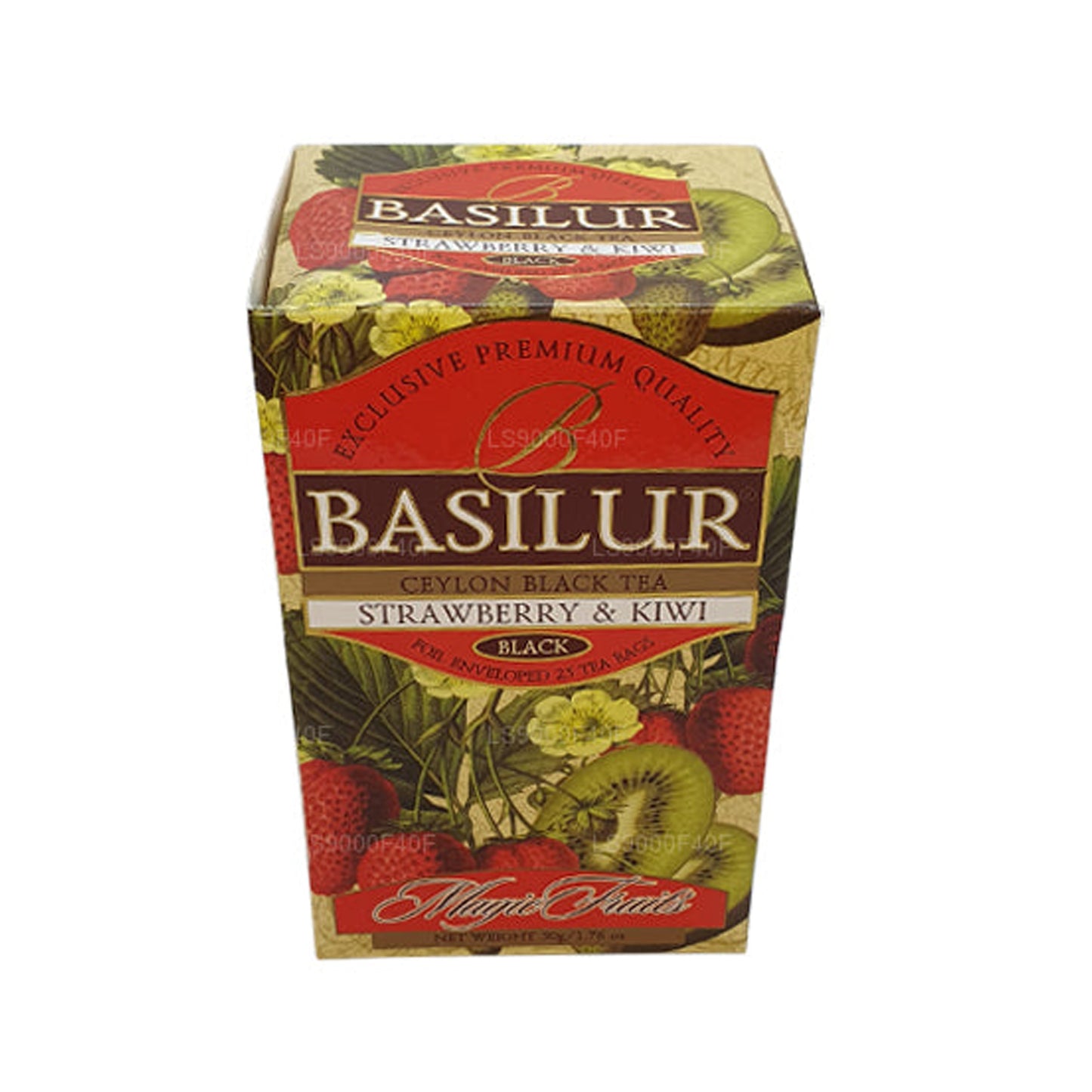 Basilur Fraise et Kiwi (50g) 20 sachets de thé