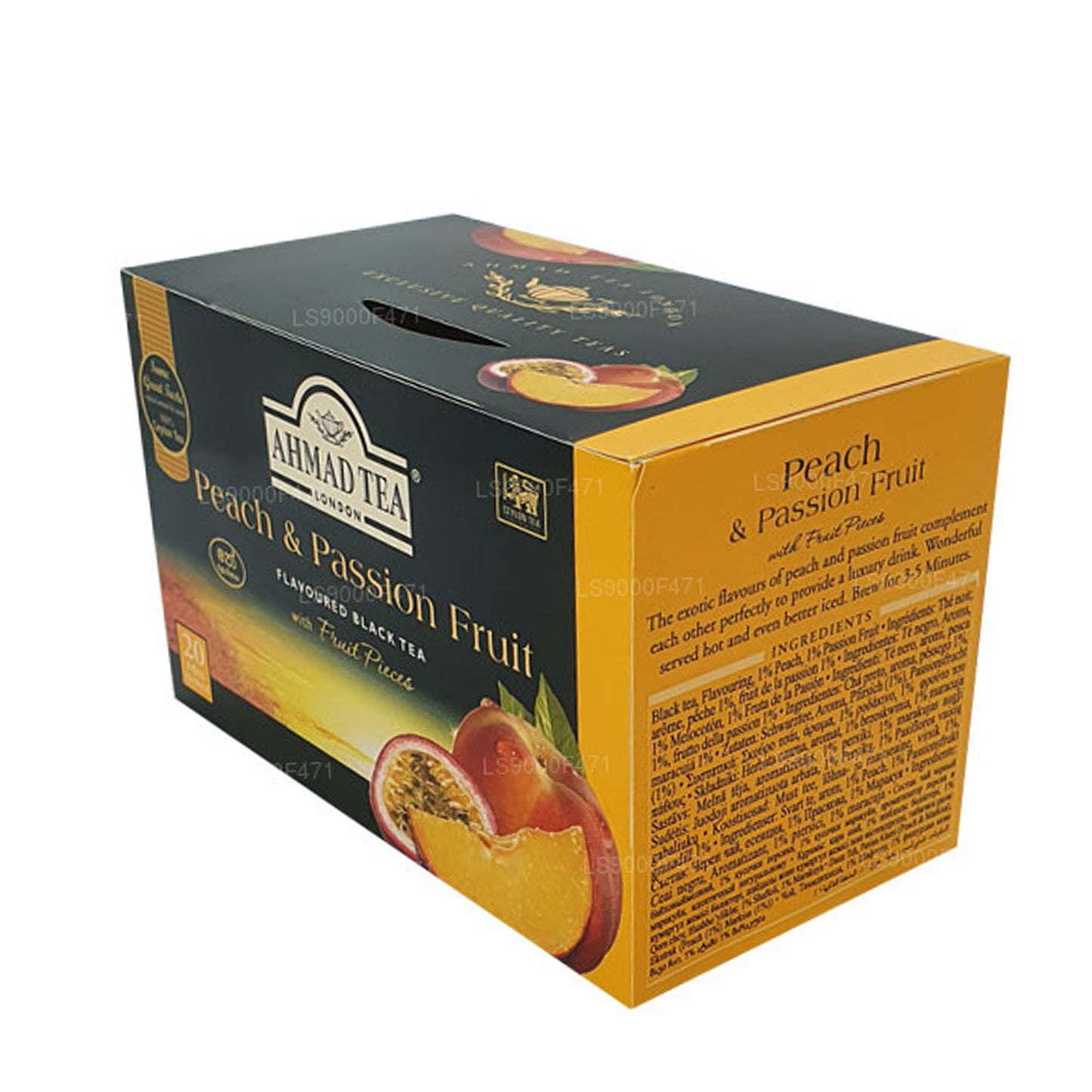 Ahmad Tea Peach and Passion 20 sachets de thé en aluminium (40 g)