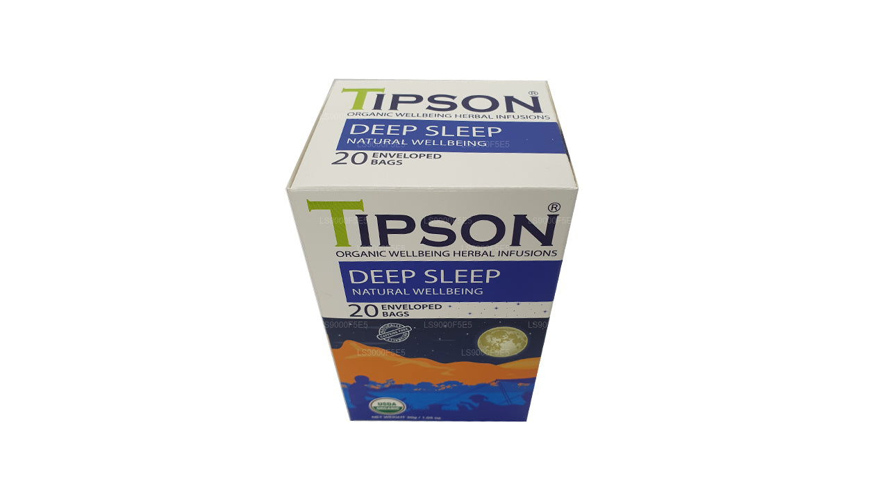 Tipson Organic Deep Sleep Natural Wellbeing 20 sachets enveloppés (30 g)