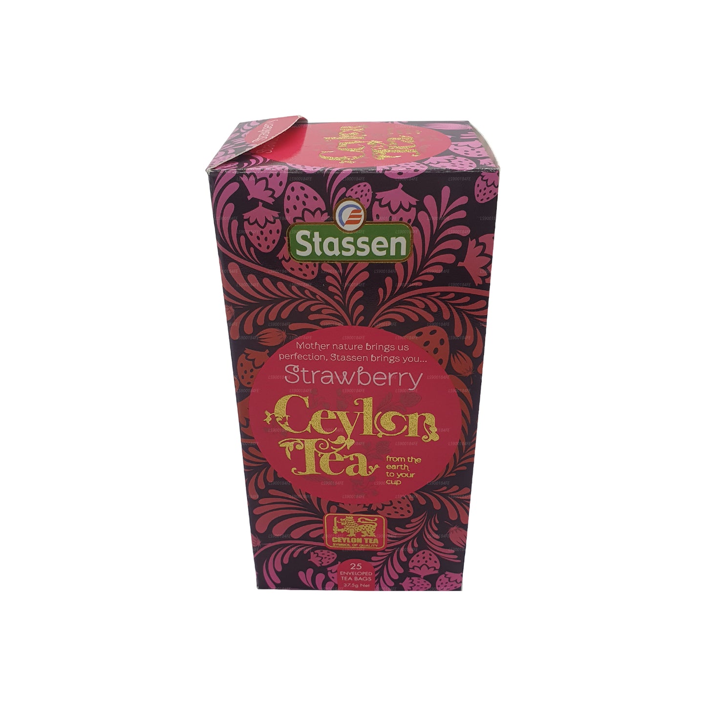 Thé à la fraise Stassen (37,5 g) 25 sachets de thé