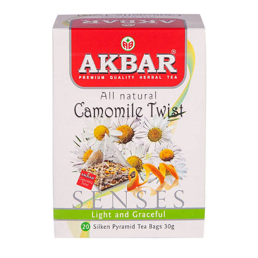 Thé Akbar Camomile Twist (30 g) 20 sachets de thé