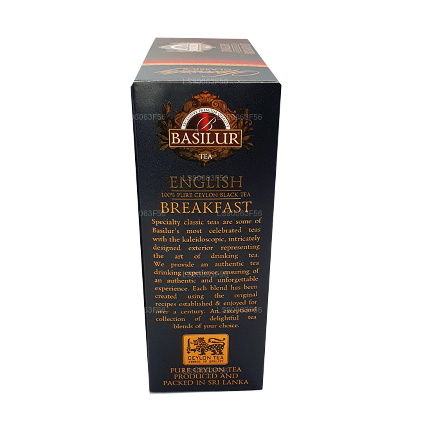 Thé noir de Ceylan pur Basilur English Breakfast (200 g) 100 sachets