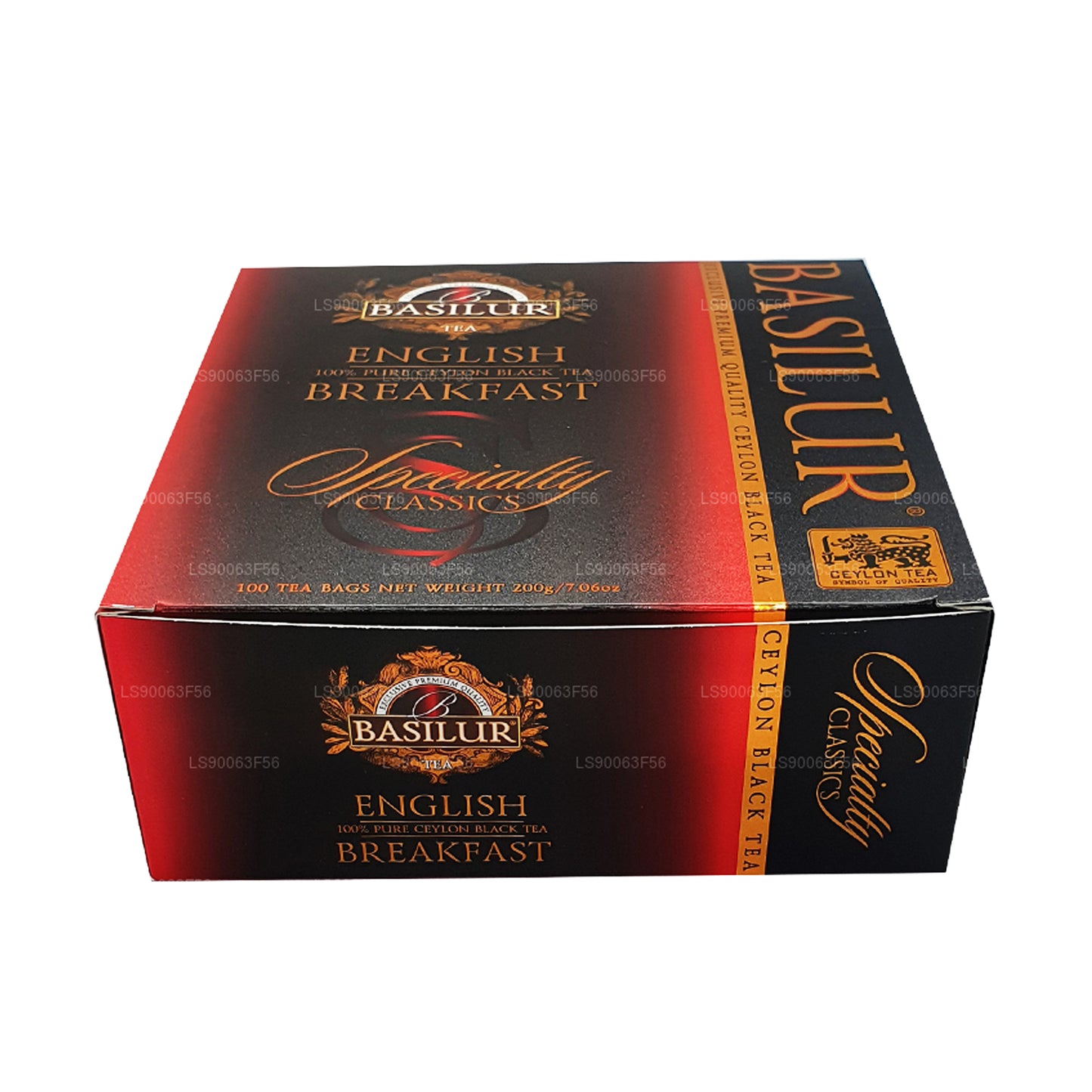 Thé noir de Ceylan pur Basilur English Breakfast (200 g) 100 sachets