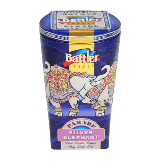 Boîte en étain Battler Silver Elephant (100 g)