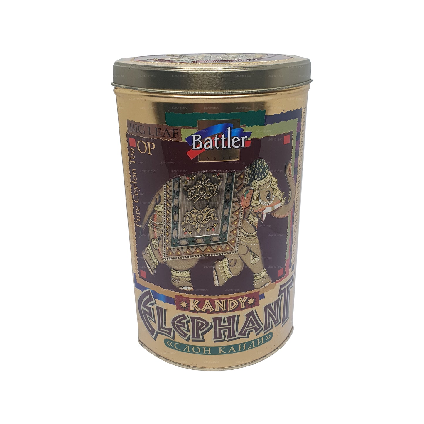 Boîte en étain Battler Kandy Elephant (200 g)