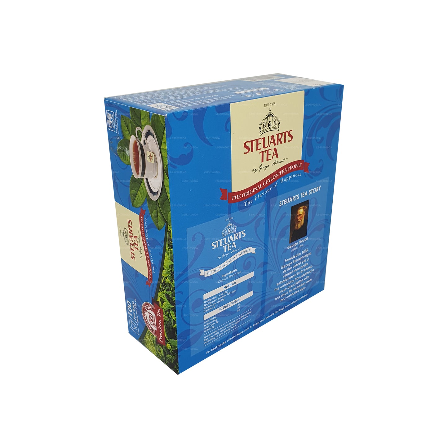 Thé George Steuart Dimbula (200 g) 100 sachets de thé