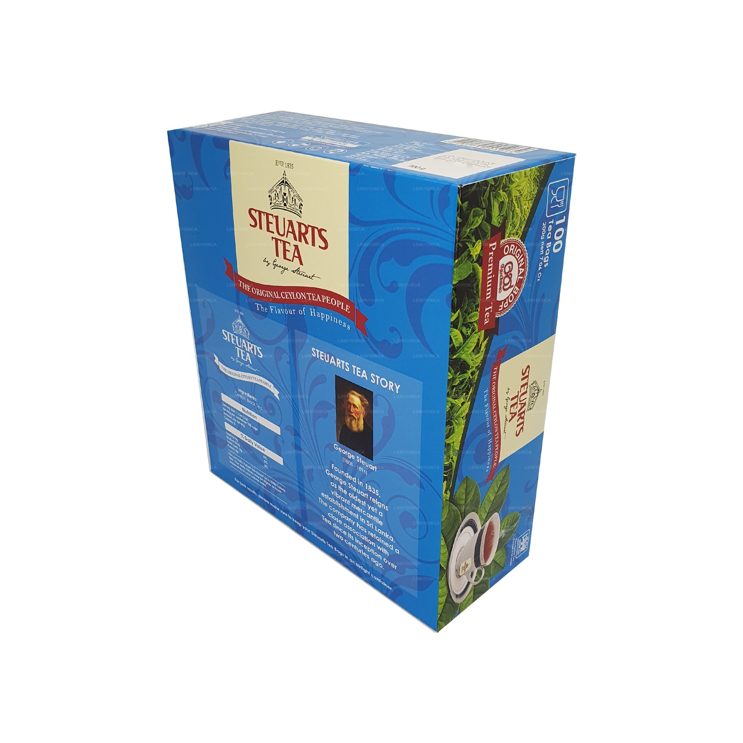 Thé George Steuart Dimbula (200 g) 100 sachets de thé