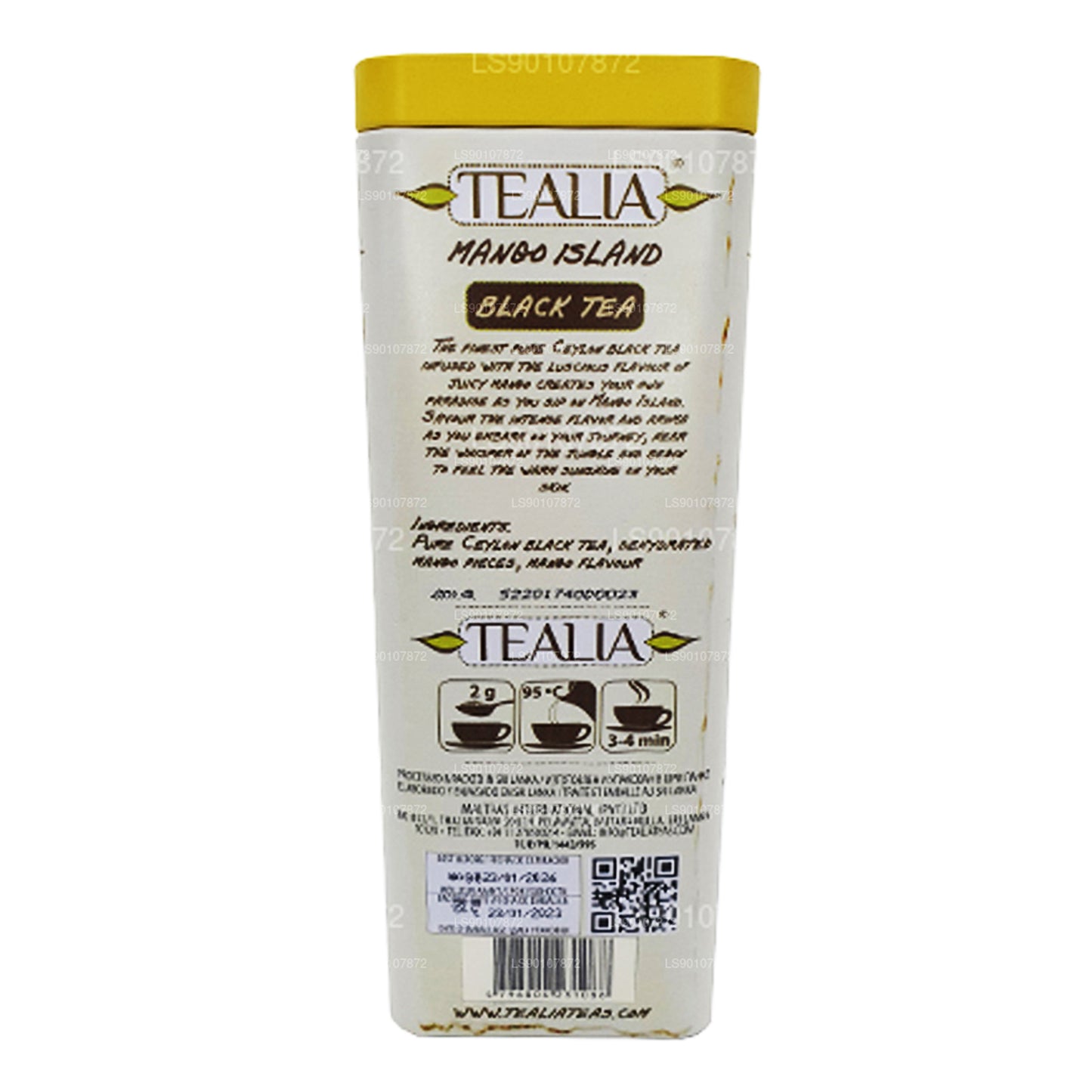 Feuilles de mangue Tealia Mango Island en vrac (100 g)