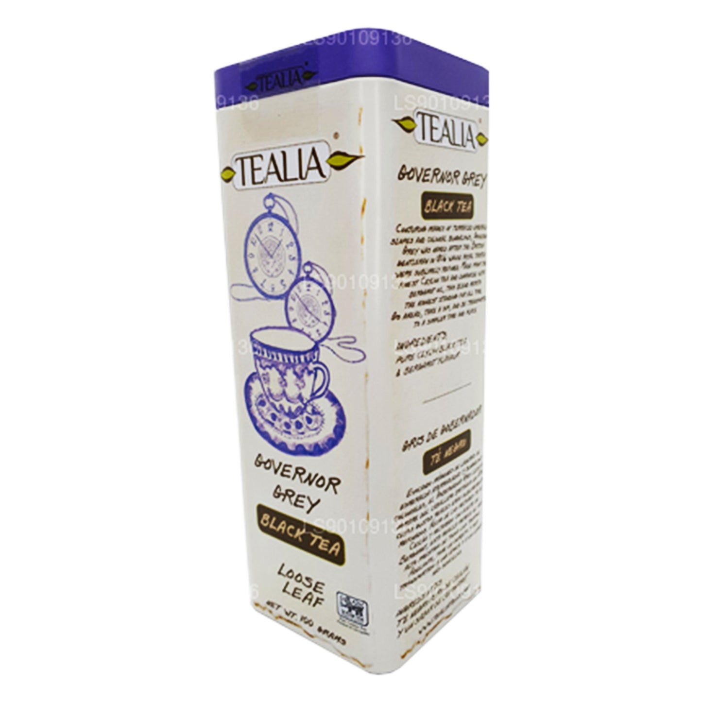 Feuille Tealia Govenor grise en vrac (100 g)