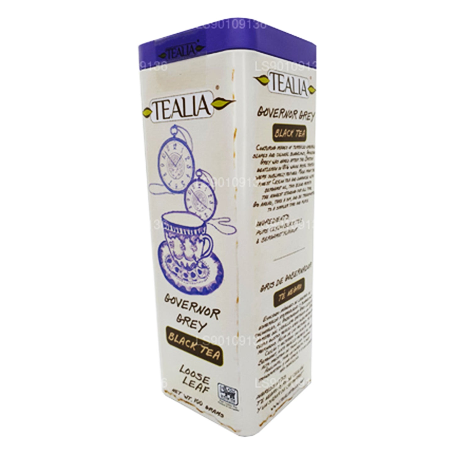 Feuille Tealia Govenor grise en vrac (100 g)