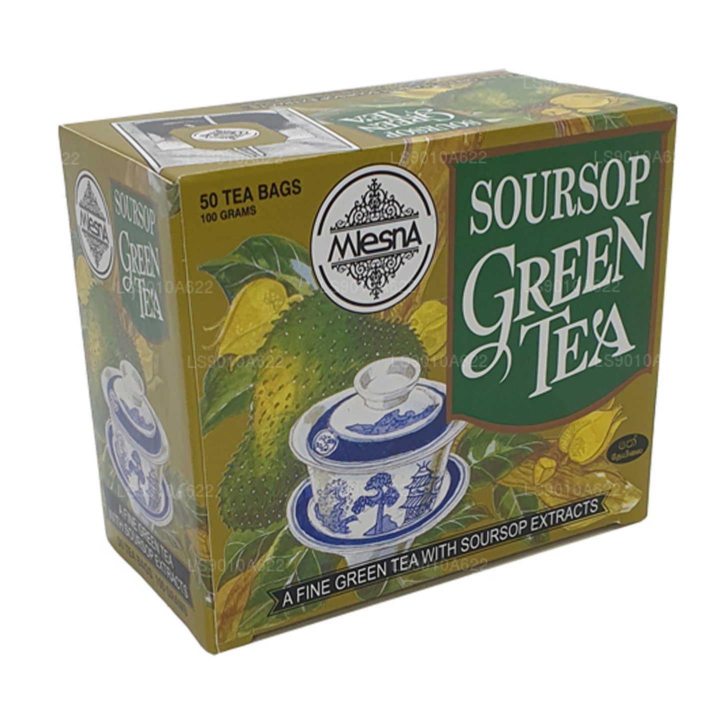 Thé vert Mlesna Corossop (100 g) 50 sachets de thé