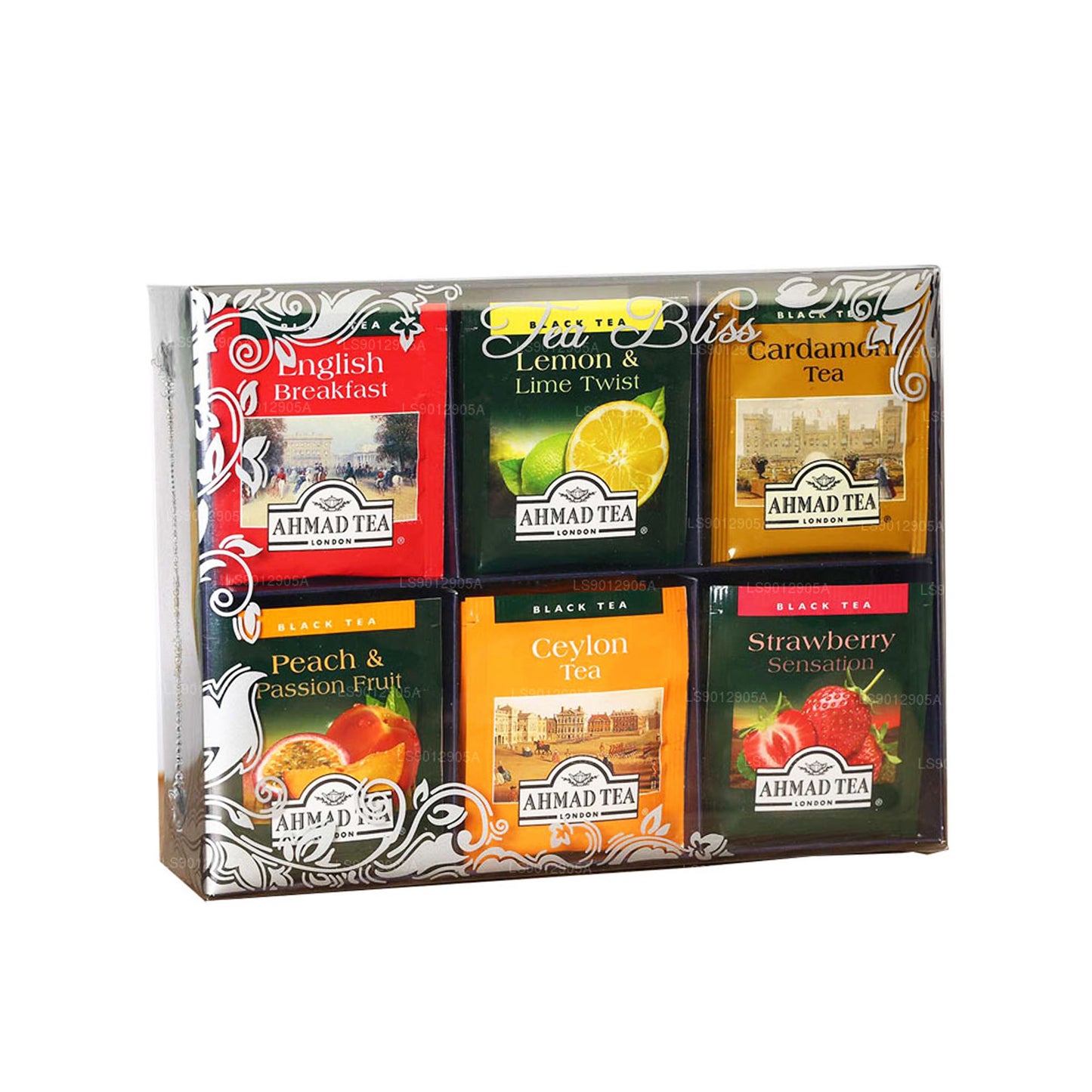 Collection Ahmad Tea Bliss Fruit & Specialty (6 x 12 boîtes) 72 boîtes en aluminium (124 g)