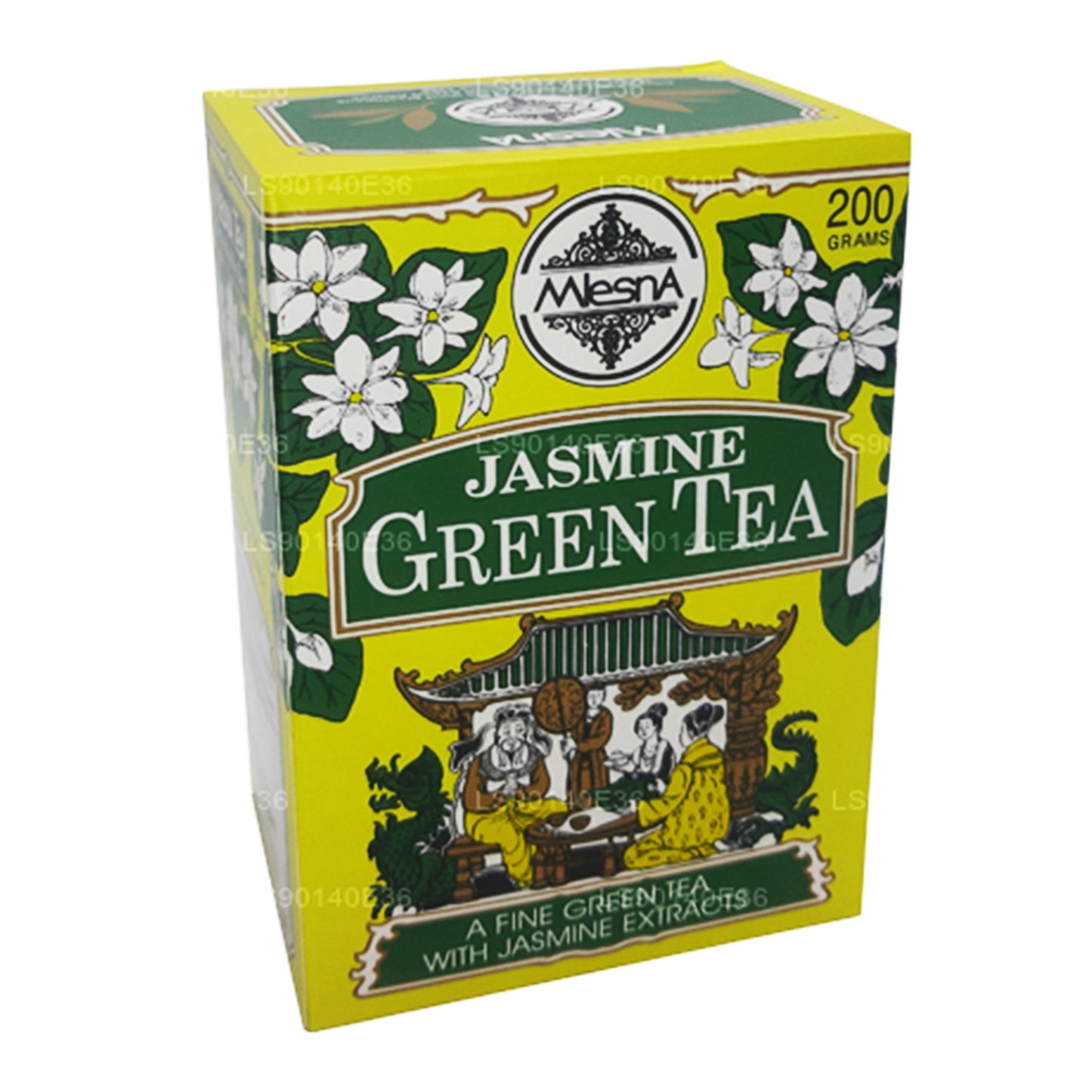 Thé vert en vrac aromatisé au jasmin Melesna (200g)