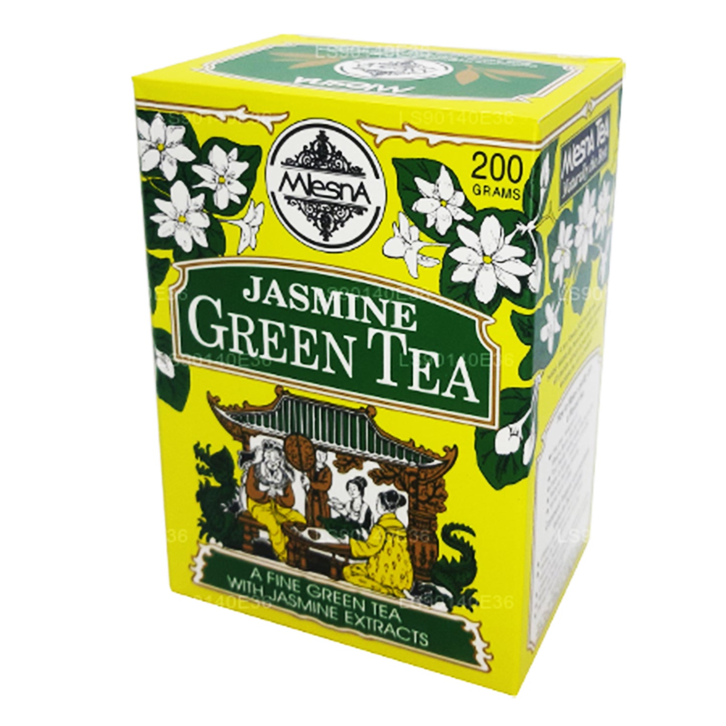 Thé vert en vrac aromatisé au jasmin Melesna (200g)