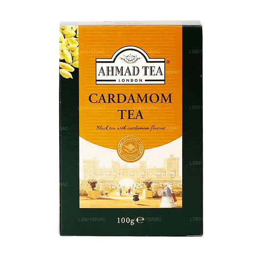 Carton de thé en vrac à la cardamome Ahmad (100 g)