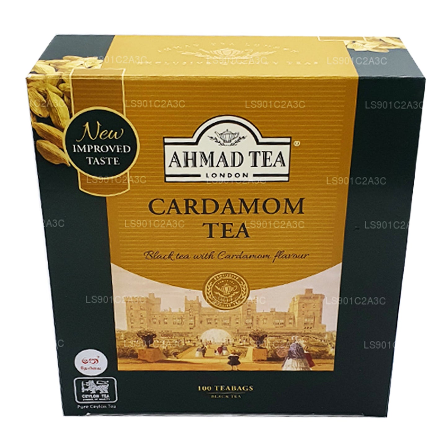 Thé Ahmad Tea à la cardamome (50g) 25 sachets de thé