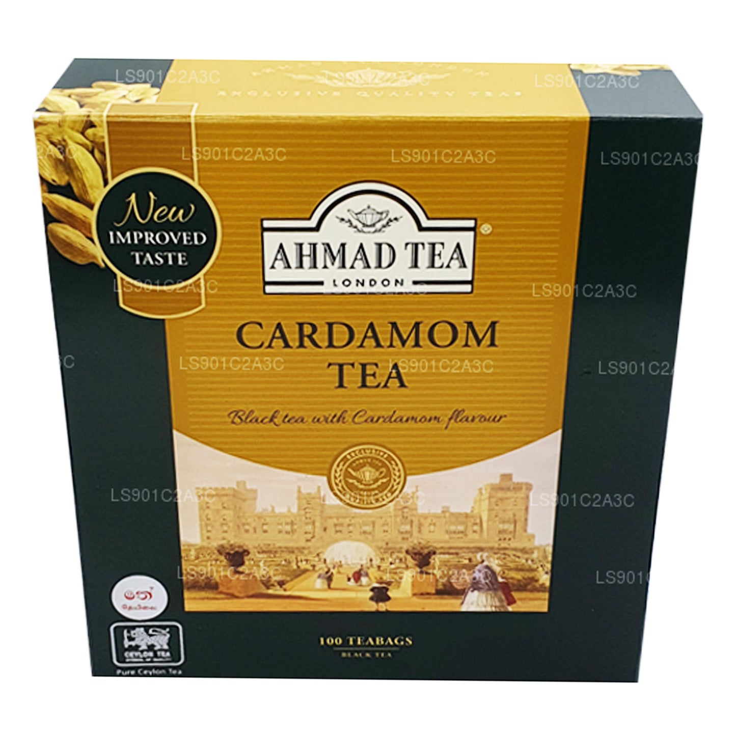 Thé Ahmad Tea à la cardamome (50g) 25 sachets de thé