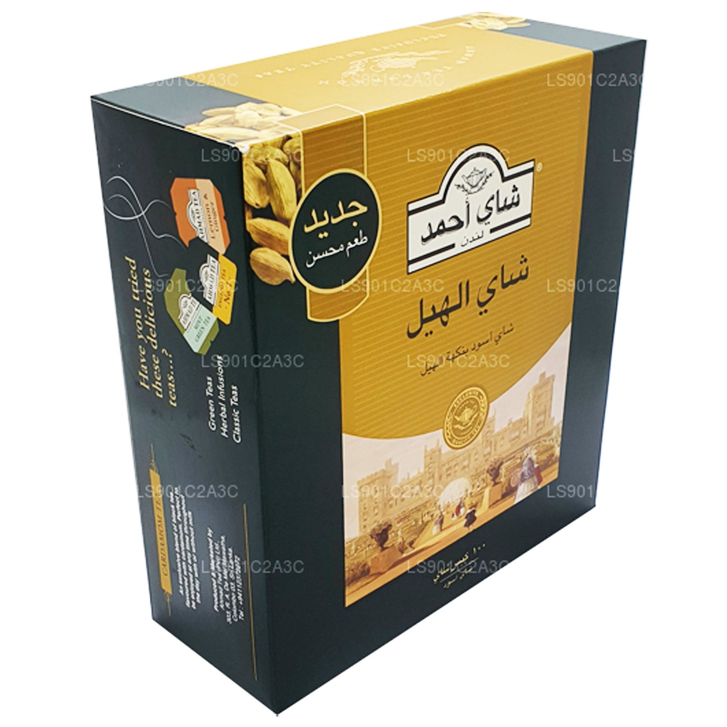 Thé Ahmad Tea à la cardamome (50g) 25 sachets de thé