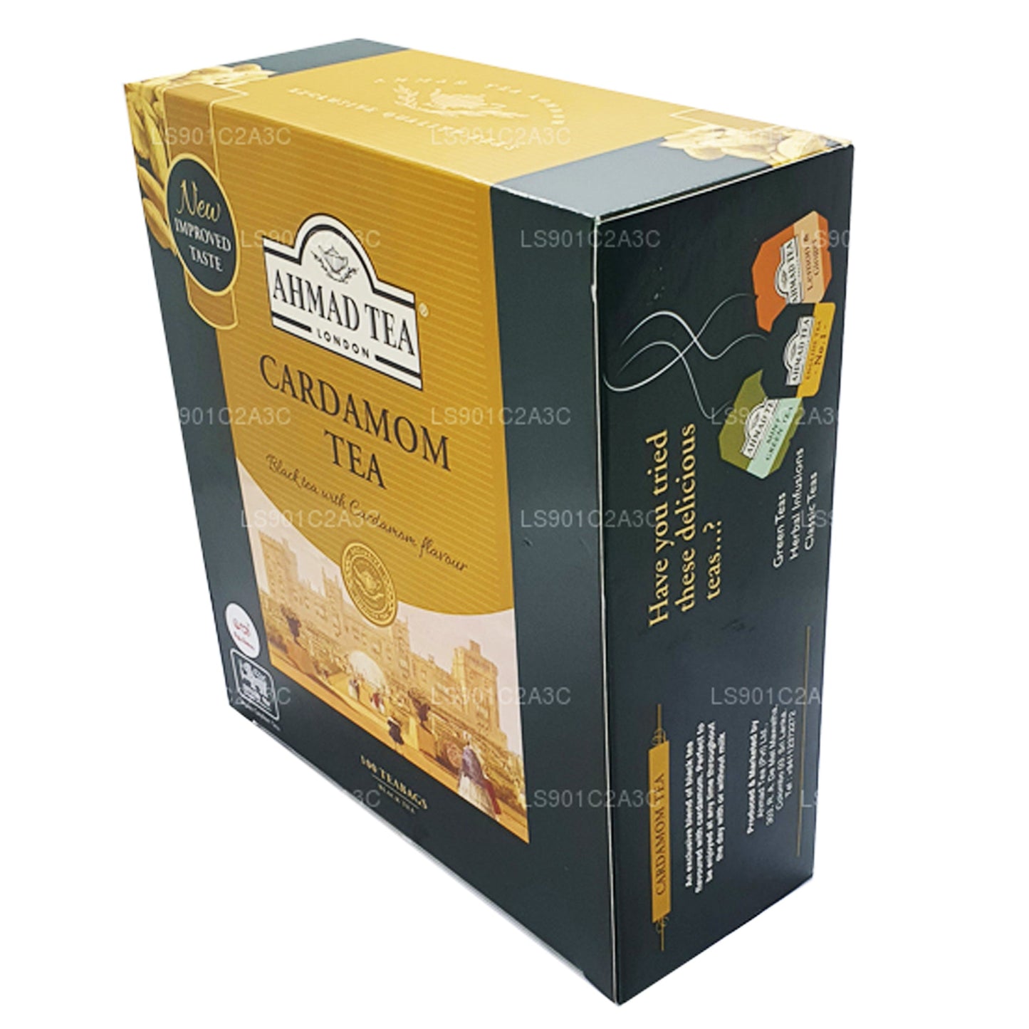 Thé Ahmad Tea à la cardamome (50g) 25 sachets de thé