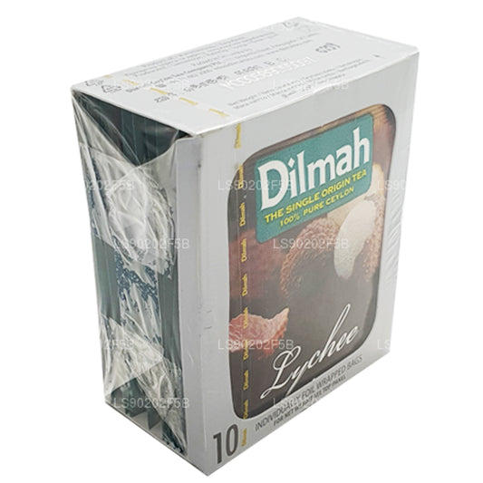 Thé noir de Ceylan aromatisé au litchi Dilmah (20g) 10 sachets de thé