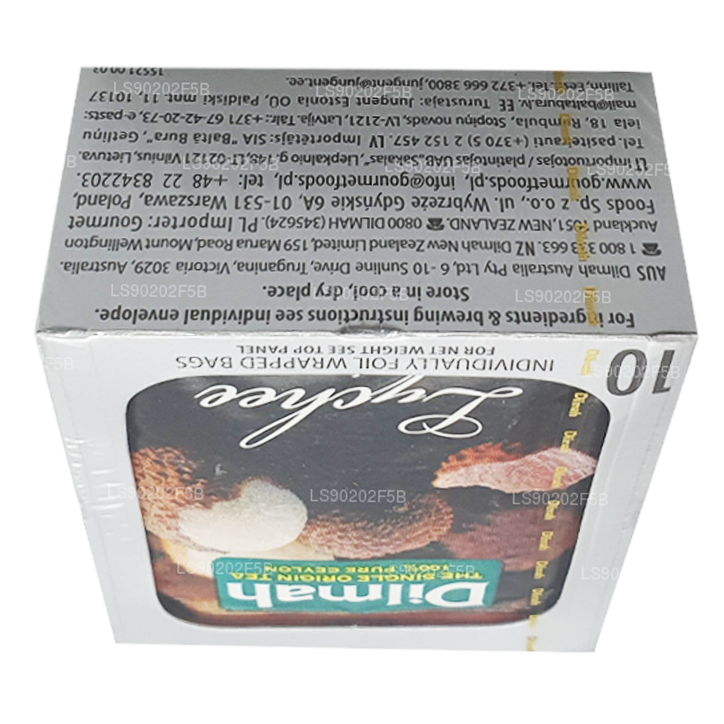 Thé noir de Ceylan aromatisé au litchi Dilmah (20g) 10 sachets de thé