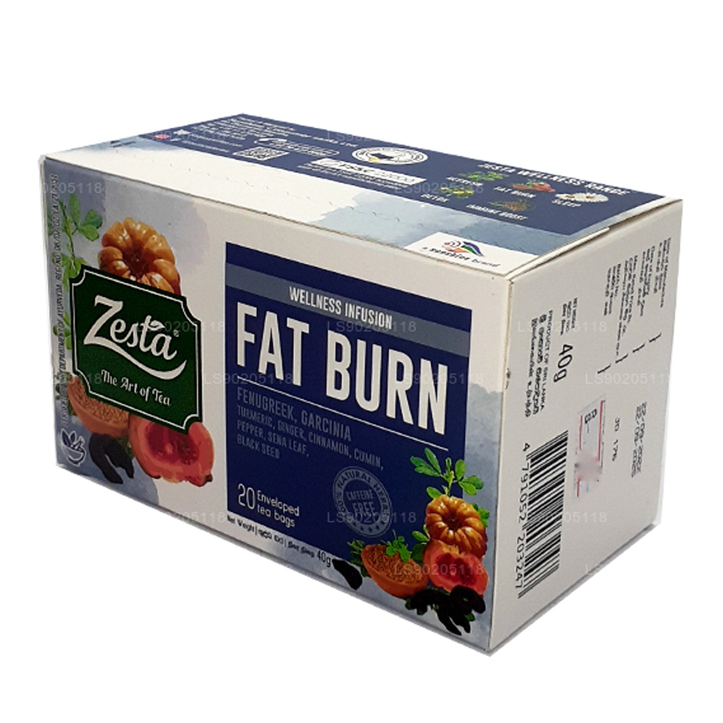 Zesta Fat Burn (40 g) 20 sachets de thé