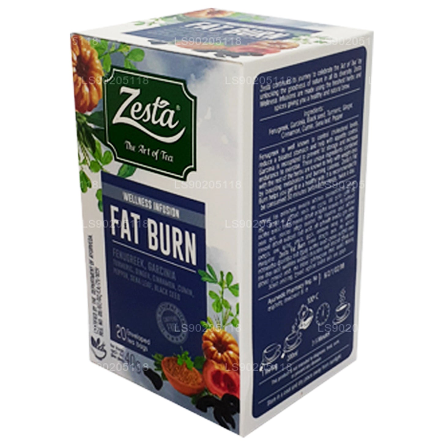 Zesta Fat Burn (40 g) 20 sachets de thé